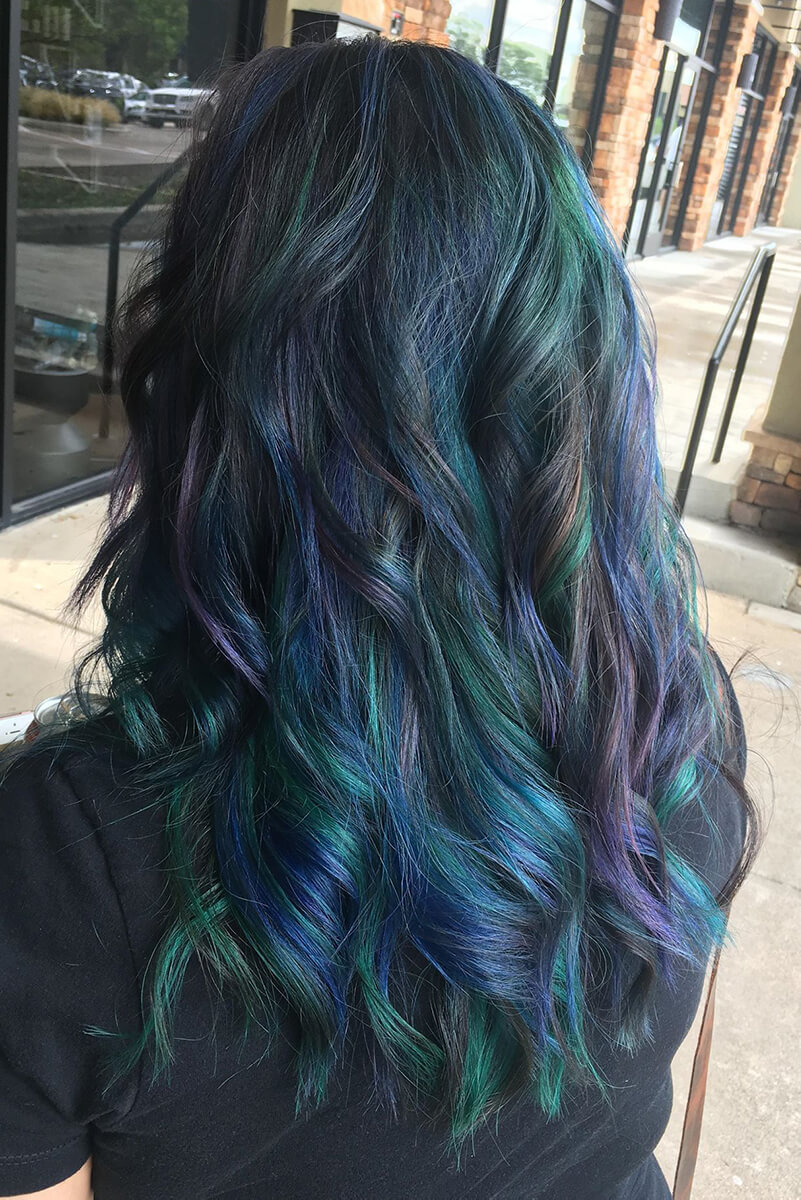 Oil Slick Hair Color